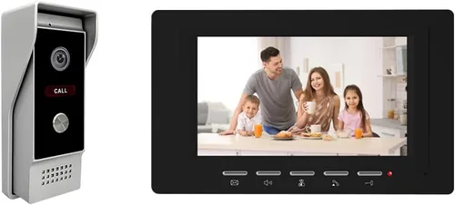 Miniatura 10 de Timbre de video con cable con kit de cámara y monitor, timbre de intercomunicación con cámara, sistema de intercomunicación de video de doble vía