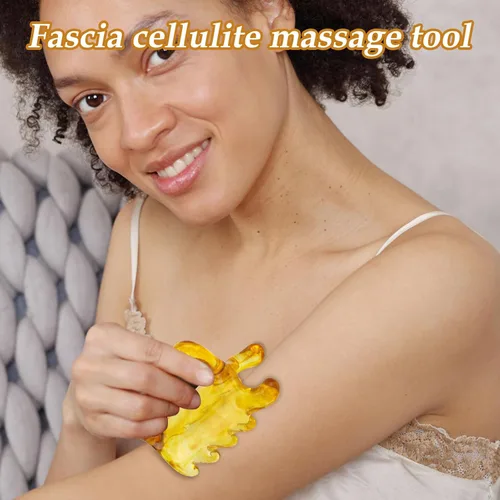 Miniatura 5 de lasuroa Herramienta de masaje grande para la celulitis, herramienta de masaje de celulitis de resina, masajeador de nudos musculares de mano