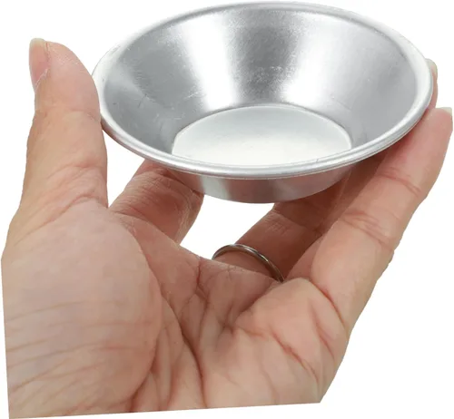 Miniatura 4 de Homoyoyo Moldes para tartas de chocolate, 10 unidades, cacerola para quiche, mini moldes para tartas, herramienta para hornear galletas, sartén