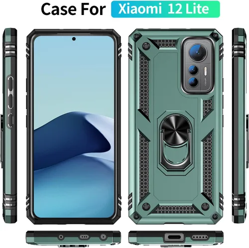 Miniatura 6 de Funda para Xiaomi 12 Lite 5G, Xiaomi 12 Lite Funda para teléfono delgada Protección militar a prueba de golpes Armor Defender Funda protectora