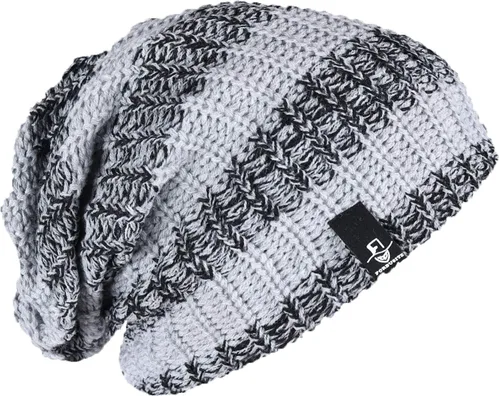 Miniatura 31 de FORBUSITE - Gorro holgado de punto para hombre, de gran tamaño, para verano e invierno B08