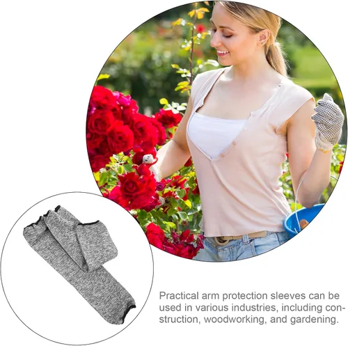Miniatura 9 de Manga de brazo resistente a los cortes Protector de antebrazo Hppe Protector de brazo de seguridad de alto rendimiento 15.7 in Par Manga protectora