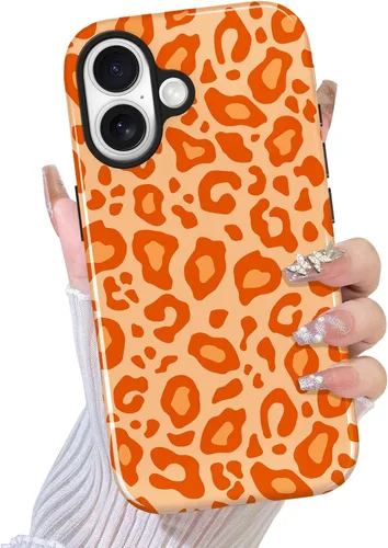 Miniatura 20 de TEAUGHT Compatible con iPhone 11 Funda con patrón lindo estampado de leopardo negro guepardo + protector de pantalla a prueba de golpes, funda