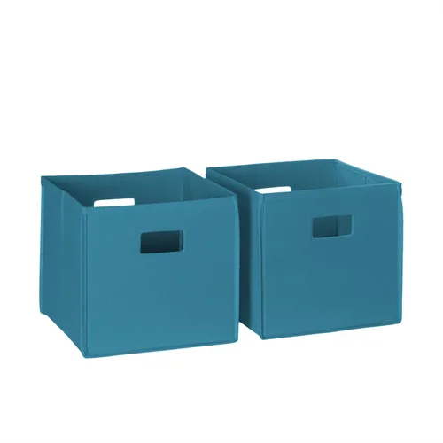 Miniatura 40 de RiverRidge Cajones de almacenamiento plegables con asas Organizador de almacenamiento Aqua Cube para armario, dormitorio y sala de juegos - Juego