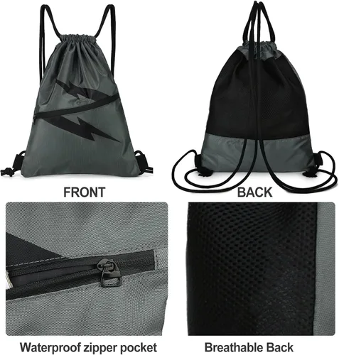Miniatura 3 de BOXSAM Mochila escolar, Gris (Grey-A), Classic
