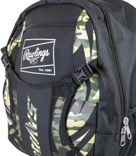 Miniatura 9 de Rawlings SAVAGE Mochila Bolsa para Equipos T-Ball/Béisbol Juvenil y Softbol Múltiples Estilos