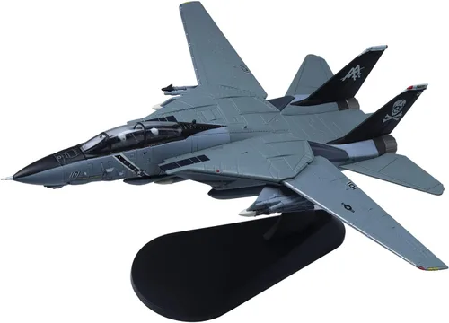 Miniatura 8 de 1/100 F-14 Tomcat Skeleton Fighter Modelo de avión militar fundido a troquel modelo de avión militar F-14 (básico)