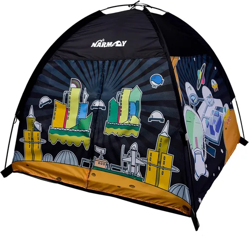 Miniatura 8 de NARMAY® Play Tent Space World Dome - Tienda de campaña para niños, diversión en interiores y exteriores, 48 x 48 x 40 pulgadas