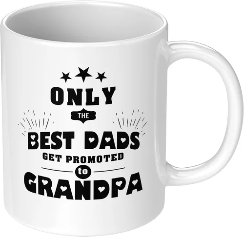 Miniatura 12 de Taza de café de cerámica divertida con texto en inglés «Only the Best Moms Get Promoted to Grandone», regalo para el Día de la Madre, lindo regalo