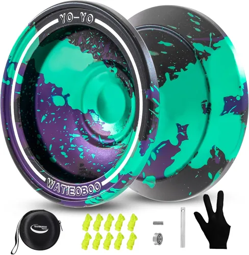 Miniatura 16 de Yoyo de metal W07 de doble modo: yoyo sensible y no sensible, una opción para niños y adultos, adecuado para principiantes y jugadores avanzados