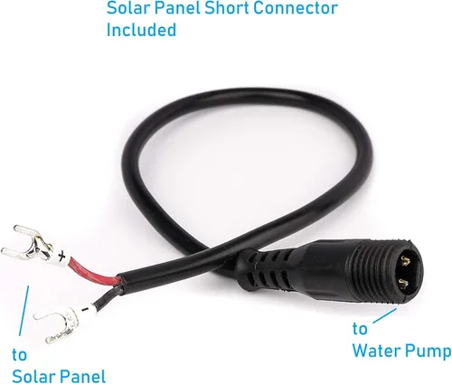 Miniatura 5 de Bomba de agua sumergible sin escobillas de 12V-24V DC 196 GPH para fuente solar hidroponía y acuaponía