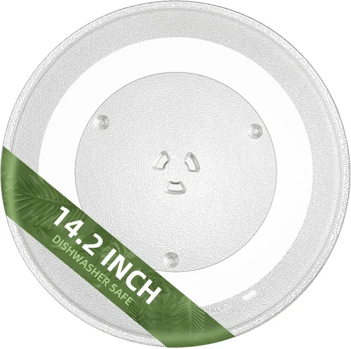 Miniatura 12 de Placa giratoria de vidrio para microondas de 13.5 pulgadas compatible con 5304509621 Frigidaire placa de microondas WB39X10032 13 1/2 pulgadas GE
