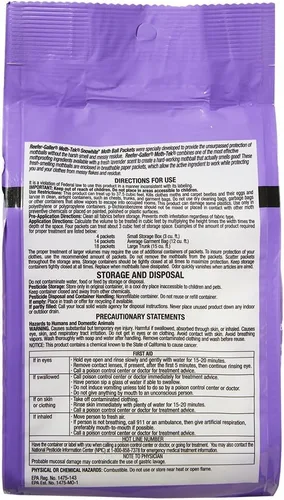 Miniatura 4 de Moth-Tek Snowhite - Paquetes de bolas de polilla perfumadas de lavanda, 12 onzas (3)