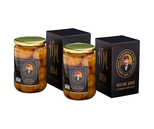 Miniatura 25 de Hafiz Mustafa 1864 Istanbul Baklava - Caja de pastelería - Bocadillos de postre de Baklava horneados hechos de hojas de masa filo fresca, pistacho