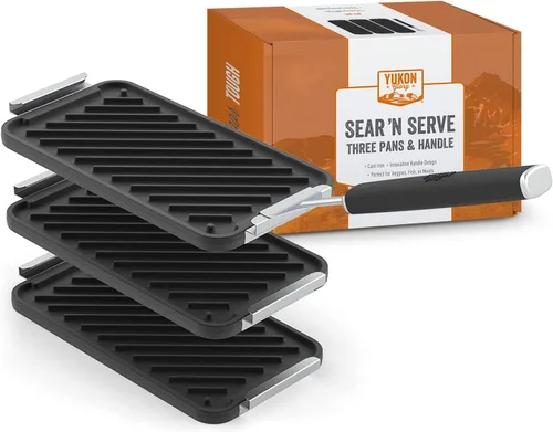 Miniatura 9 de Yukon Glory™ SEAR 'N SERVE - Juego para asar y servir (BBQ 'N SERVE - Juego de parrilla y asador)