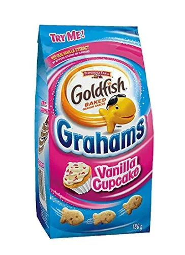 Miniatura 3 de Paquete de 3 bolsas de Goldfish con varios sabores (2 cupcakes de vainilla + 1 pizza Xplosive)