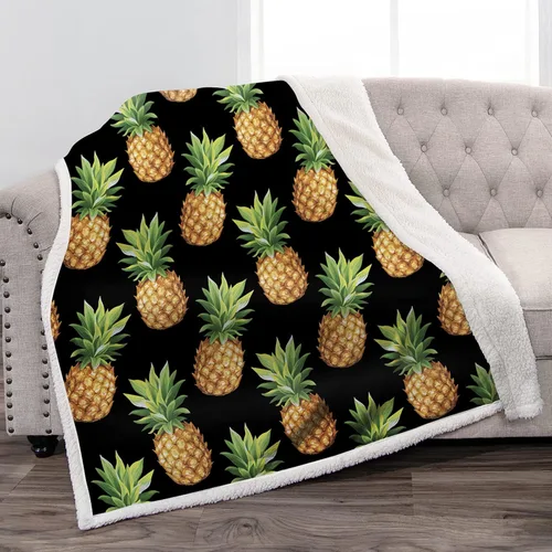 Miniatura 5 de Jekeno Manta Sherpa de zorro rojo, suave y cálida, manta ligera para viajes, camping, viajes, campamento, para mujeres y adultos, regalo de 50 x 60