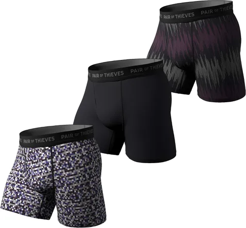 Pair of Thieves - Paquete de ropa interior súper ajustada para hombre, paquete de 3 calzoncillos tipo bóxer - exclusivos de Tienda