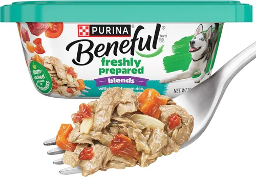 Miniatura 12 de Purina Beneful Freshly Prepared Blends - Paquete variado de alimentos húmedos para perros con carne de res, pollo o cordero, (paquete de 12) tubos