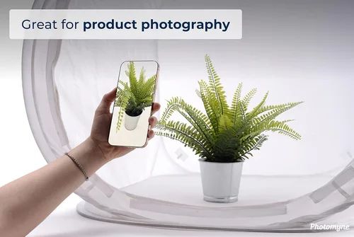 Miniatura 7 de Photomyne Caja de luz de estudio fotográfico: tienda de campaña plegable para fotografía con bolsa de transporte, difusor antideslumbrante