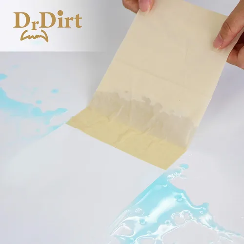 Miniatura 5 de DrDirt Toallas faciales de bambú de papel a granel, 36 paquetes de repuesto sin perfume, mini paquetes de viaje de 3 capas, 110 unidades, 110 hojas