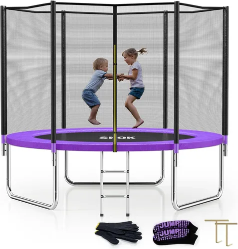 Miniatura 13 de SKOK Trampoline for Kids,400LBS Outdoor Trampoline with Net-ASTM Approved Trampoline for Children and Adults