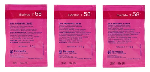 Miniatura 7 de Fermentis SafAle T-58 - Levadura de cerveza/cerveza Ale - Paquete de 1 - Con garantía de frescura North Mountain Supply