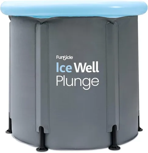 Miniatura 4 de Funsicle Ice Well - Bañera de inmersión fría, baño de hielo portátil de recuperación, para atletas y adultos, piscina de triple capa de 80 galones