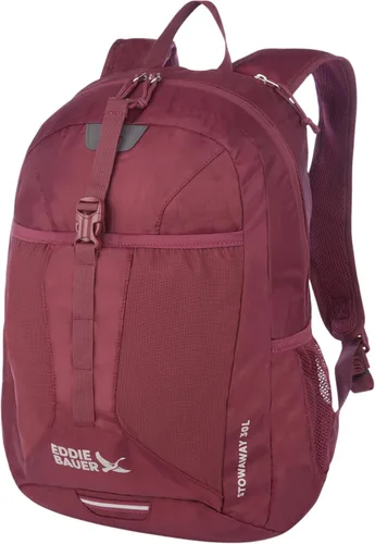 Miniatura 4 de Eddie Bauer Stowaway Mochila Empacable Viaje Exterior Ligera Plegable Duradera Poliéster Ripstop 30L - Cereza Negra