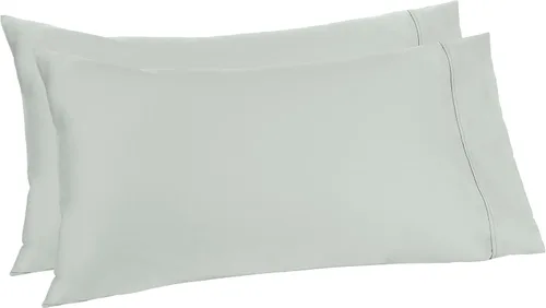 Miniatura 27 de Amazon Aware Juego de fundas de almohada 100% algodón orgánico de 300 hilos, color rubor, estándar, paquete de 2, 32 x 20 pulgadas
