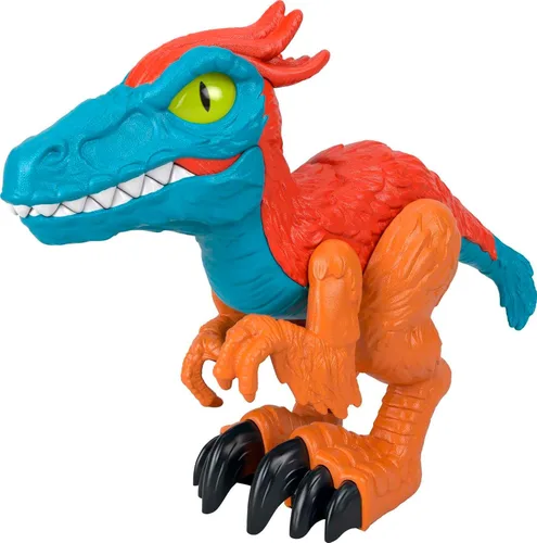 Fisher-Price Imaginext Jurassic World Dominion - Juguete de dinosaurio Pyroraptor XL Poseable de 10 pulgadas para juegos de simulación, niños a