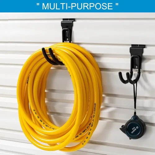 Miniatura 7 de Ganchos para colgar en la pared de listones, accesorios de Slatwall, surtido de ganchos de pared de listones, ganchos y ganchos resistentes