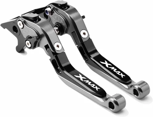 Miniatura 15 de Palancas de freno de embrague de motocicleta plegables extensibles para Yamaha Xmax X-MAX 125 250 300 400 mango de frenos ajustable (color : 1)