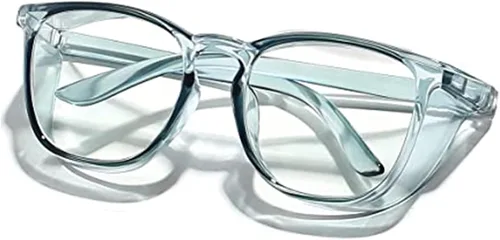 Miniatura 11 de SQIMZAR - Lentes de seguridad para mujeres, para enfermeras, lentes protectores, lentes de seguridad antivaho Púrpura claro+rosa claro
