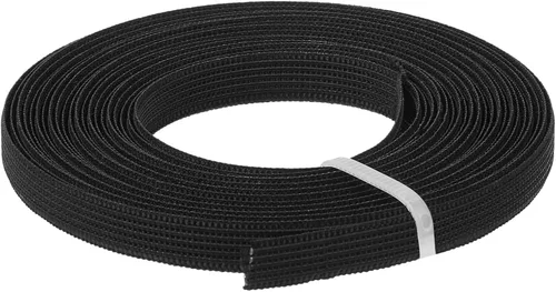 Miniatura 46 de uxcell Deshuesado para coser, 1 pieza de 5 yardas y 0.236 in – corsé de poliéster de alta densidad para vestido de novia, vestido de novia (negro)