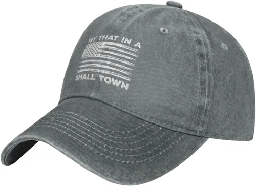 Miniatura 15 de Hat Try That in Small Towns Trucker Hat Men Funny Mesh Cap for Summer