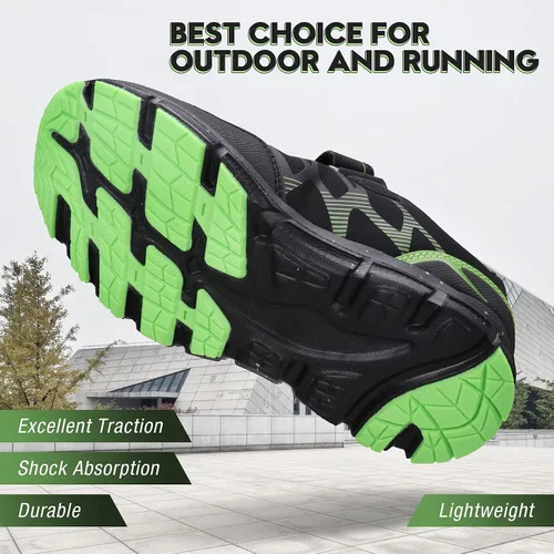 Miniatura 2 de UOVO - Zapatos deportivos para niños, tenis para niños, para senderismo, correr, impermeables, atléticas, para exteriores, antideslizantes, cómodos