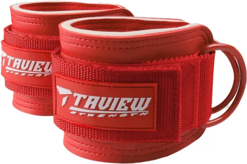 Miniatura 10 de TAVIEW Ankle Straps Cable Machine Attachment for Gym - Cable Kickback Ankle Straps - Padded Ankle Cuffs for Glute Kickbacks and Leg Workouts Azul-Par