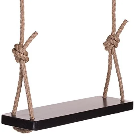 Miniatura 3 de Porchgate Amish Made - Columpio de madera resistente para adultos y niños en color verde cactus, cuerdas incluidas, capacidad de peso de 500 libras