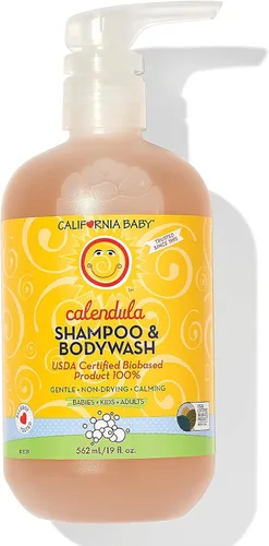 Miniatura 10 de Champú y gel corporal de caléndula California Baby, 8.5 onzas