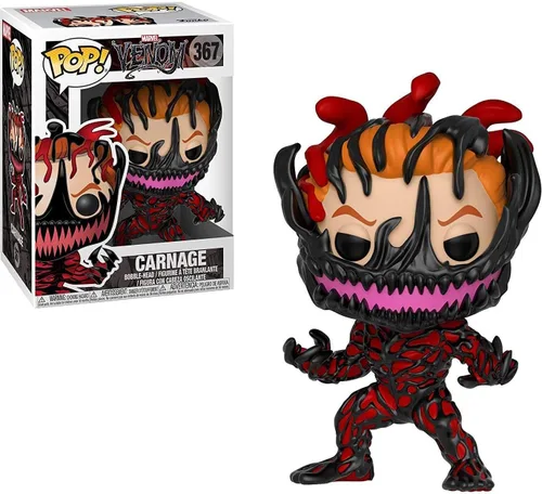 Miniatura 2 de POP Marvel: Venom - Carnage Cletus Kasady Funko Pop! Figura de vinilo (paquete con funda protectora compatible con Pop Box), multicolor, 3.75