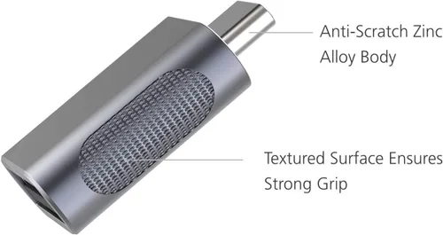 Miniatura 4 de Adaptador USB-C a USB 3.0 (paquete de 2), Thunderbolt 4/3 a USB hembra OTG para MacBook 2025, iPad 2025, Samsung, más dispositivos tipo C Gris