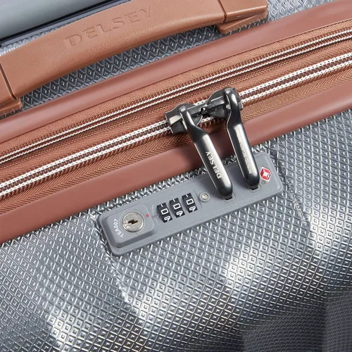 Miniatura 8 de DELSEY PARIS Carrousel Hardside - Equipaje expandible con ruedas giratorias, platino, juego de 2 piezas (2128)