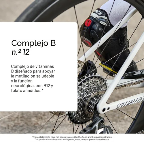 Miniatura 3 de THORNE - B-Complex #12 - Complejo de vitamina B con B12 activa y folato - 60 cápsulas