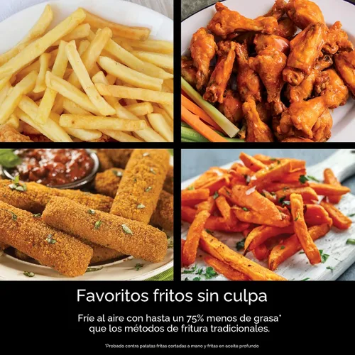 Miniatura 5 de Ninja Foodi Air Fryer 6 en 1 con megaZone de 7 cuartos y divisor de cesta para proteínas grandes y comidas completas Cocina 2 alimentos a la vez