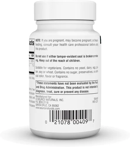 Miniatura 4 de Source Naturals Vitamina B-2 Riboflavina 100 mg Apoya la Producción de Energía - 100 Tabletas