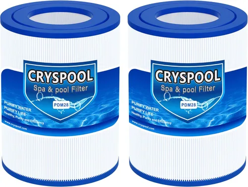 Cryspool® PDM28 Filtro compatible con filtro de spa Aqua Crest PDM28 461273, Dream Maker, cartucho de filtro de spa de 28 pies cuadrados, paquete de