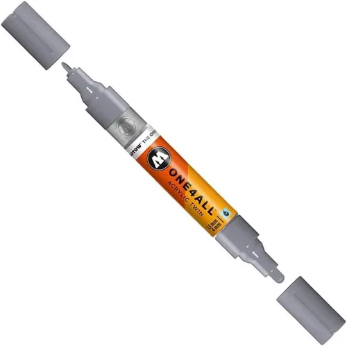 Miniatura 24 de Molotow ONE4ALL - Marcador acrílico de doble bomba, puntas de 0.059 in y 0.157 in, luz Amazonas, 1 cada uno (227.423)