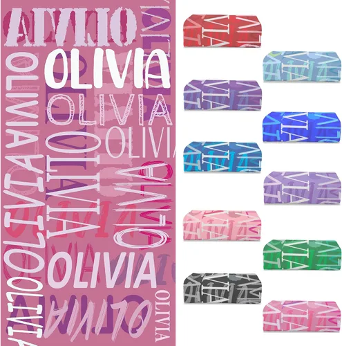 Miniatura 22 de Toallas de playa personalizadas con nombre para niños y adultos, toallas de viaje personalizadas de microfibra para baño y piscina