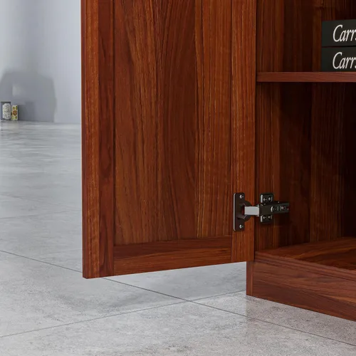 Miniatura 9 de HOMCOM Despensa de cocina de 2 puertas de 63", armario de almacenamiento independiente con estantería de 5 niveles y 2 estantes ajustables